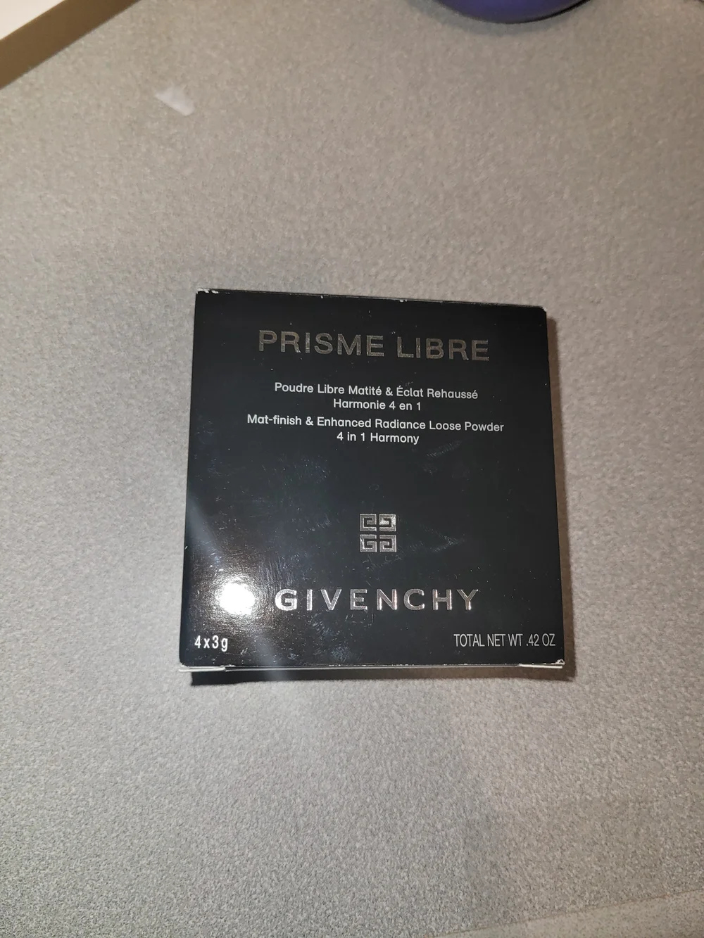 Givenchy Prisme Libre Powder Compact in Black and Silver Accents